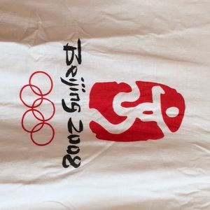 Real Beijing olympics T-shirt from China, unisex